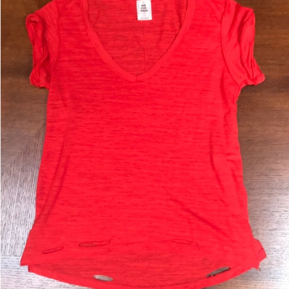 Urban Outfitters We The Free Burnt Orange Shirt